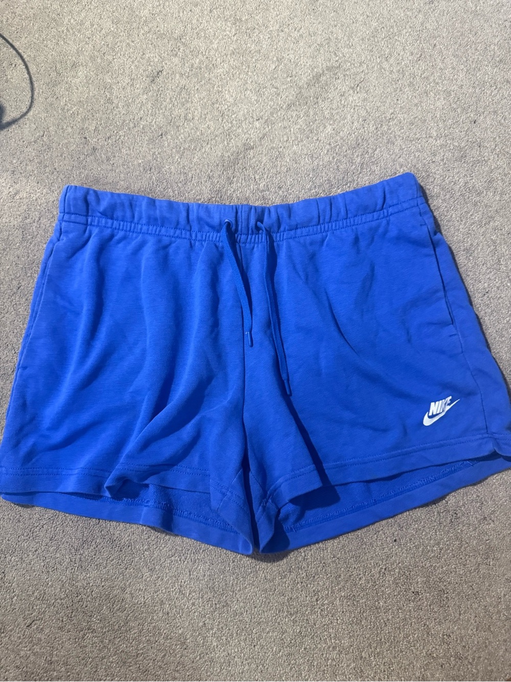 Nike Women's Bright Blue Athletic Drawstring Shorts